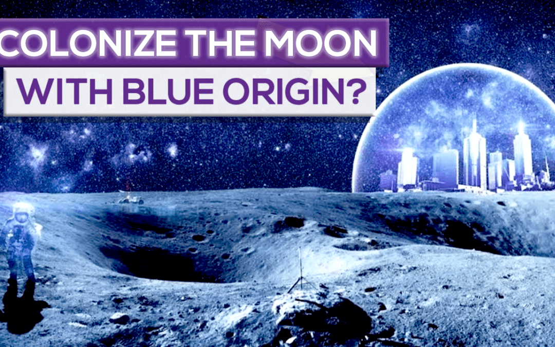 Jeff Bezos Plan: How To Colonize Moon With Blue Origin!